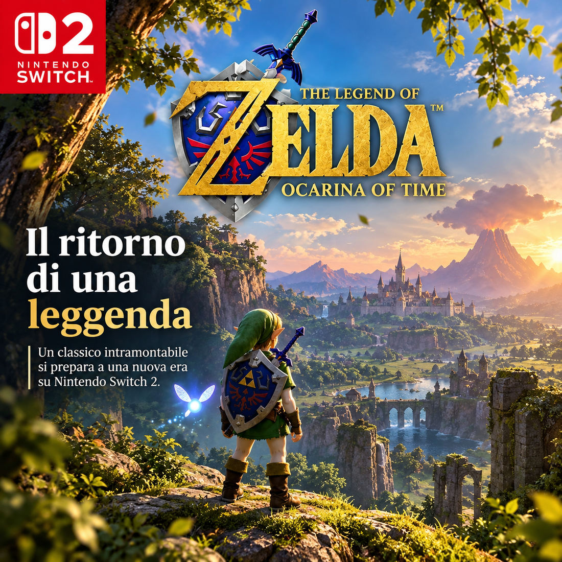 Zelda Ocarina of Time torna su Nintendo Switch 2: certe leggende non invecchiano mai