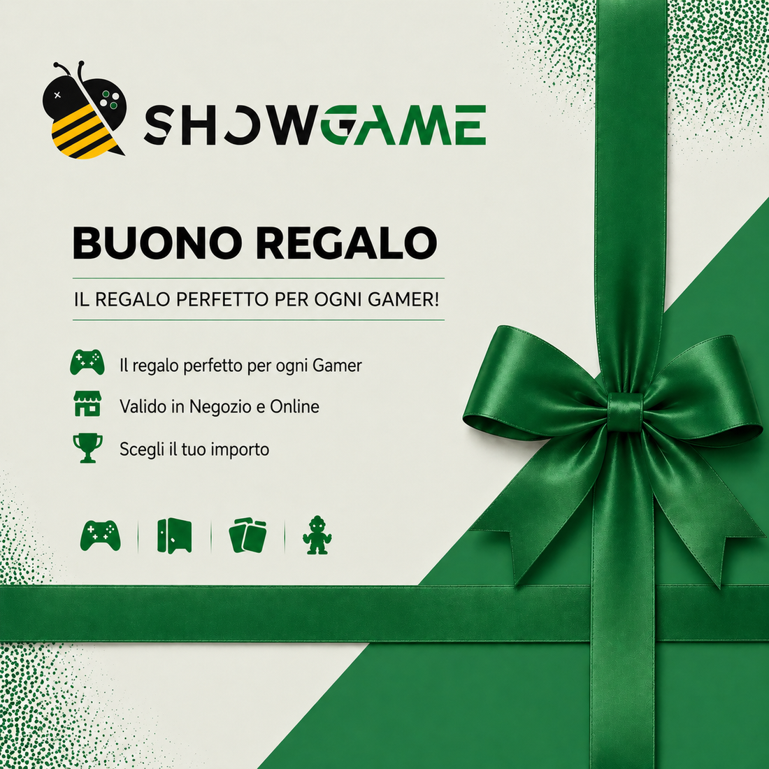Il regalo perfetto per ogni gamer? Il Buono Regalo ShowGame