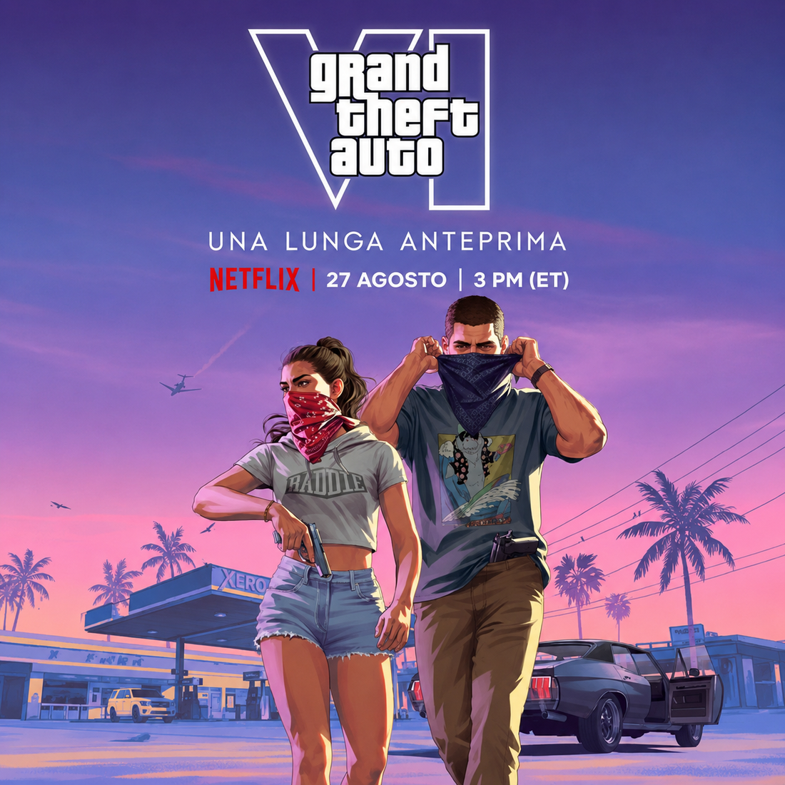GTA 6: il nuovo gameplay sarà mostrato il 27 agosto in anteprima su Netflix