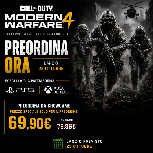 Call of Duty: Modern Warfare 4 apre i preorder: edizioni, prezzi e bonus annunciati