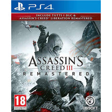 Assassin's Creed 3 Remastered PS4 - Usato
