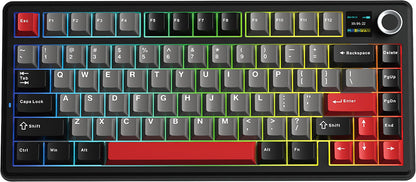 Tastiera Aula Gaming Meccanica F75 MAX Black + Red RGB