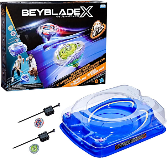 Beyblade X Set da Battaglia Drop Attack con Arena e 2 Beyblade