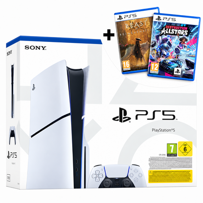 Bundle Console PlayStation 5 PS5 Slim + 2 Giochi