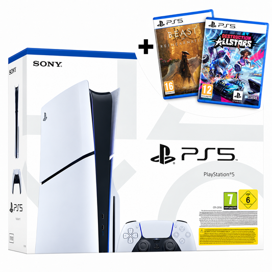 Bundle Console PlayStation 5 PS5 Slim + 2 Giochi