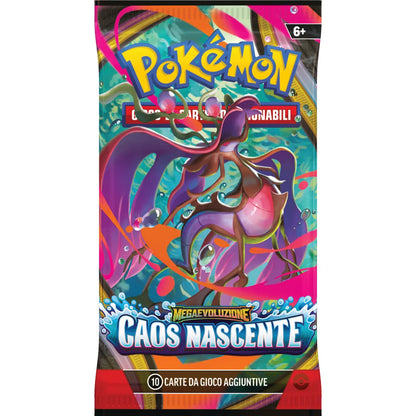 Pokémon Megaevoluzione Caos Nascente ITA (Bustina)