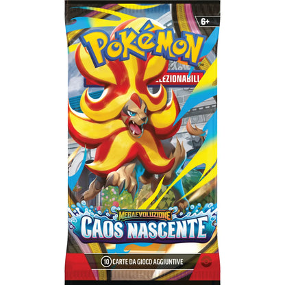 Pokémon Megaevoluzione Caos Nascente ITA (Bustina)
