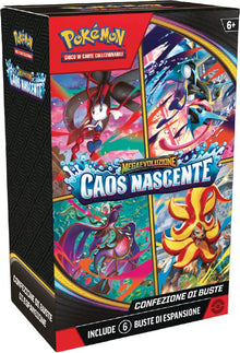 Pokémon Megaevoluzione Caos Nascente ITA (Box 6 Buste)