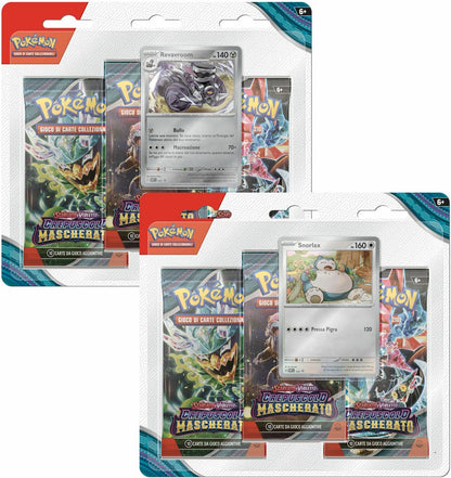 Pokemon Scarlatto e Violetto Crepuscolo Mascherato Blister 3 Buste ITA