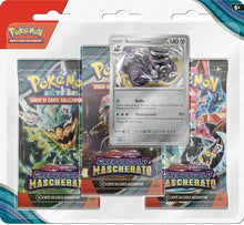 Pokemon Scarlatto e Violetto Crepuscolo Mascherato Blister 3 Buste ITA