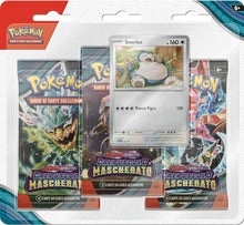 Pokemon Scarlatto e Violetto Crepuscolo Mascherato Blister 3 Buste ITA