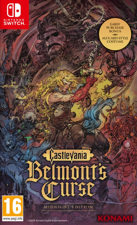 Castlevania Belmont's Curse Midnight Edition Switch