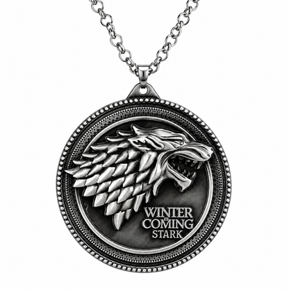 Collana Game of Thrones Lupo Winter Is Coming (Stark)