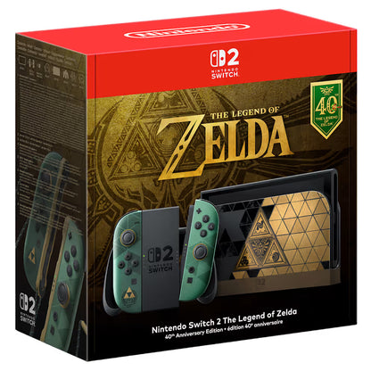 Console Nintendo Switch 2 The Legend of Zelda 40° Anniversario
