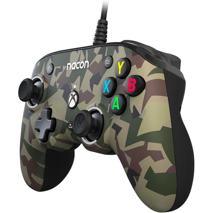 Controller Wired Xbox One Series X PC Camo Green Pro Compact Nacon