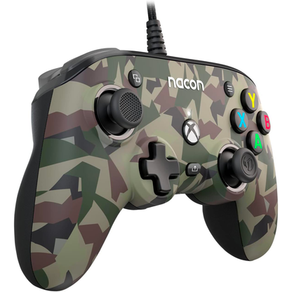 Controller Wired Xbox One Series X PC Camo Green Pro Compact Nacon
