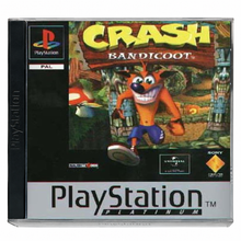 Crash Bandicoot PS1 Platinum - Usato