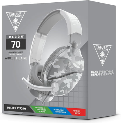 Cuffie Gaming Recon 70 Arctic Camo Multipiattaforma Turtle Beach