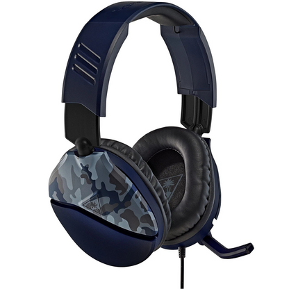 Cuffie Gaming Recon 70P Blue Camo Multipiattaforma Turtle Beach