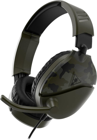 Cuffie Gaming Recon 70P Green Camo Multipiattaforma Turtle Beach