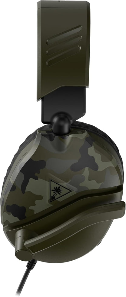 Cuffie Gaming Recon 70P Green Camo Multipiattaforma Turtle Beach