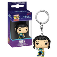 Portachiavi Funko Pocket K-Pop Demon Hunters Huntrix Zoey