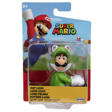 Luigi Gatto con Campana Action Figure Super Mario 10 cm