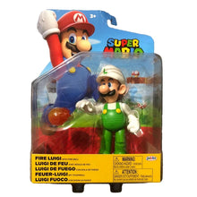 Luigi con Fuoco Action Figure Super Mario 10 cm