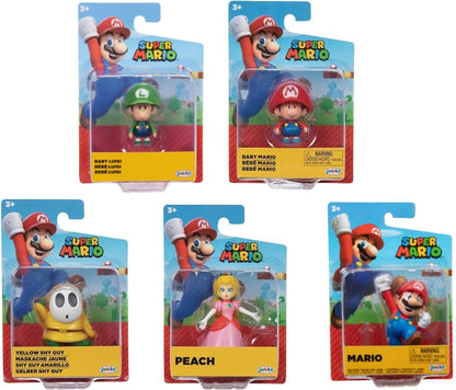 Super Mario Figure Personaggi Assortiti Jakks Pacific 5 cm