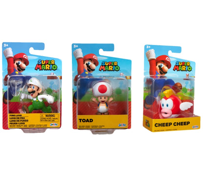 Super Mario Figure Personaggi Assortiti Jakks Pacific 5 cm