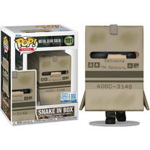 Funko Pop Metal Gear Solid Snake In Box 1177