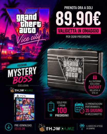 Grand Theft Auto VI GTA 6 Mystery Boss Edition PS5