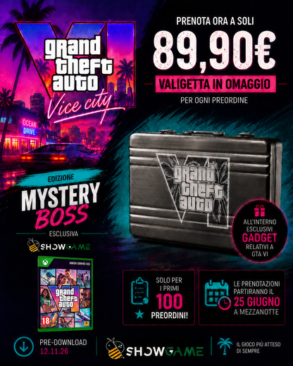 Grand Theft Auto VI GTA 6 Mystery Boss Edition Xbox Series X|S