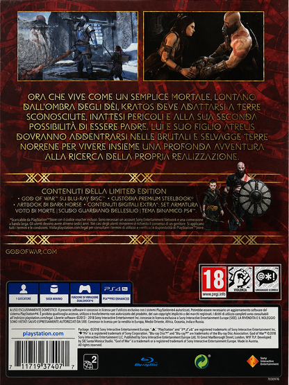 God of War PS4 Limited Edition - Usato