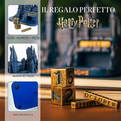 Harry Potter Hogwarts Calendario Perpetuo 3D