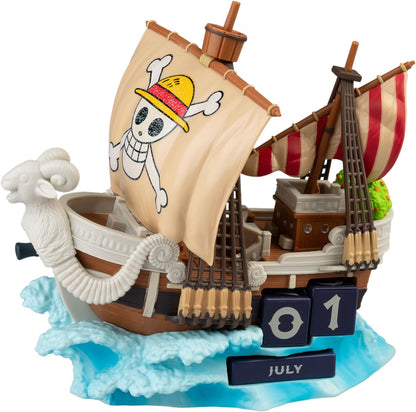 One Piece Going Merry Calendario Perpetuo 3D