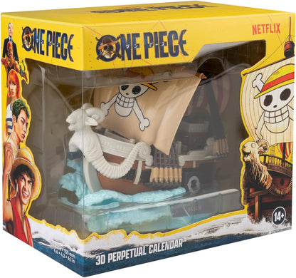 One Piece Going Merry Calendario Perpetuo 3D
