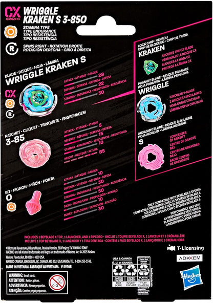 Beyblade X Wriggle Kraken S 3-850 CX Starter Pack Resistenza