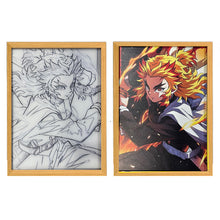 Lampada LED Demon Slayer Kyojuro Rengoku Flame Hashira