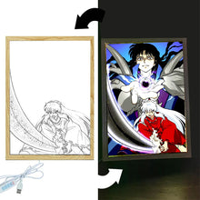Lampada LED Inuyasha e Sesshomaru