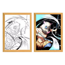 Lampada LED Demon Slayer Inosuke Hashibira Beast Breathing