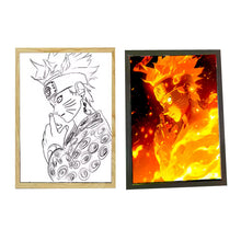 Lampada LED Naruto Uzumaki Nine Tails