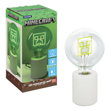 Lampada Neon Bulb Minecraft Creeper Paladone LED