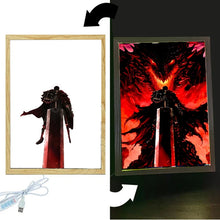 Lampada LED Berserk Guts Dragon Slayer