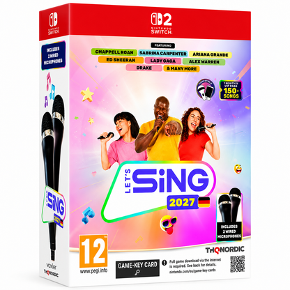 Let's Sing 2027 + 2 Microfoni (G-Key) Switch 2