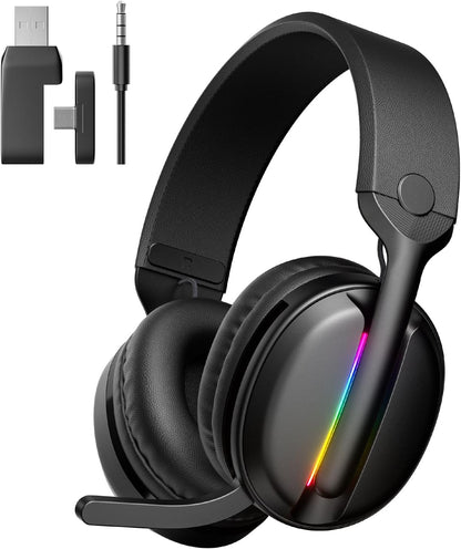 Cuffie Gaming Mankiw Wireless RGB PS5 PS4 PC Bluetooth 5.4