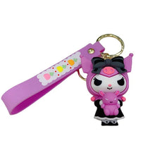 Portachiavi Hello Kitty Kuromi Fiocco