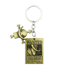 Portachiavi One Piece Edwar Newgate Wanted Bronzo