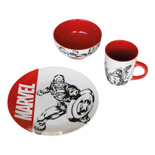 Set Tazza Colazione Marvel 3 in 1