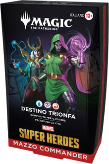 Magic The Gathering Marvel Super Heroes Mazzo Commander Destino Trionfa